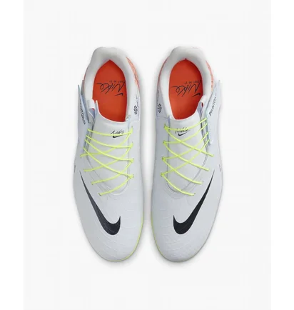 Бутси унісекс Nike Phantom Gx 2 Academy Easyon Electric Mg Low-Top Soccer Cleats White/Orange FN8199-900