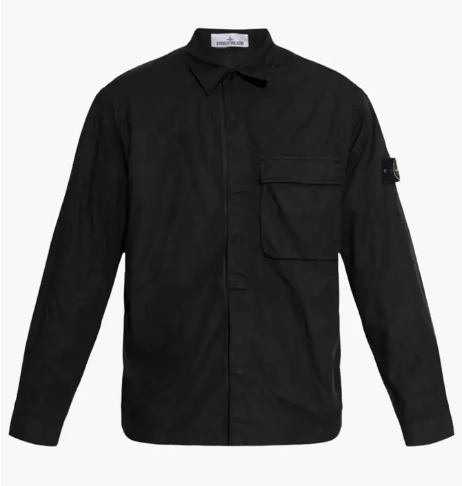 Куртка мужская Stone Island Overshirt Black L1S151200032-S0003-V0029