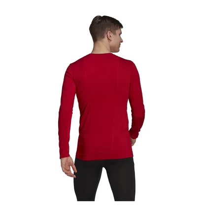 Лонгслив мужской Adidas Techfit Shirt Red GU7336