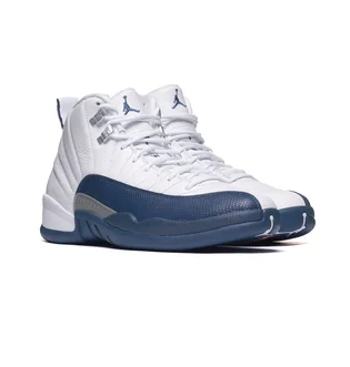 Кроссовки мужские Air jordan 12 Retro French Blue MenS Shoes White/Blue CT8013-114
