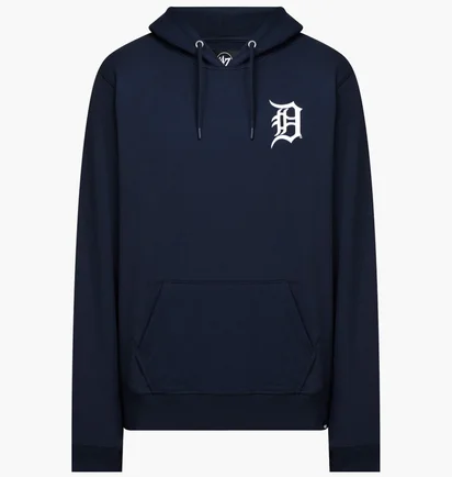 Худи мужское 47 Brand Detroit Tigers Lc Backer Blue 581455FN-FS