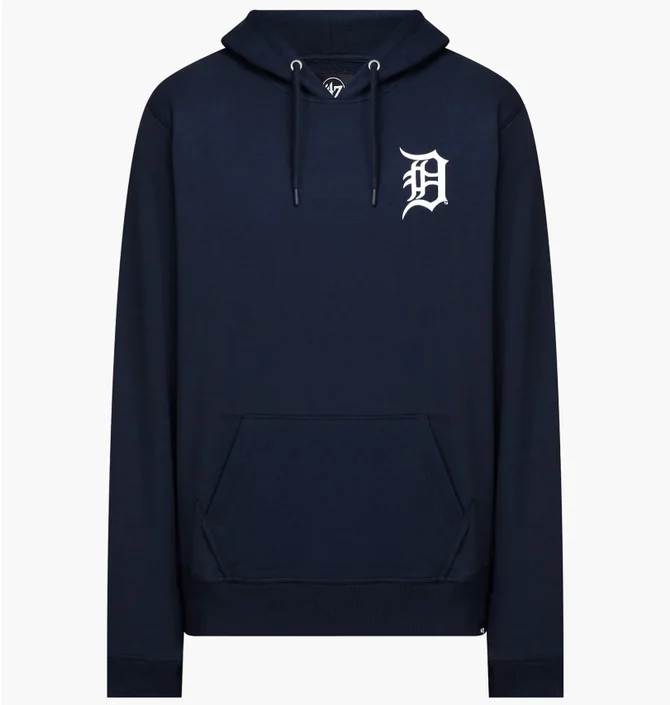 Худи мужское 47 Brand Detroit Tigers Lc Backer Blue 581455FN-FS