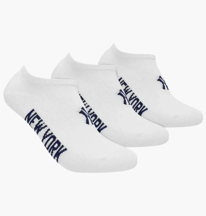 Шкарпетки унісекс New York Yankees Sneaker White (3 пари) 15100004-1001