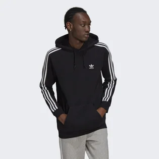 Худи мужское Adidas Adicolor Classics 3-Stripes Hoodie Black H06676