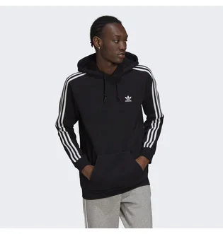 Худі чоловіче Adidas Adicolor Classics 3-Stripes Hoodie Black H06676