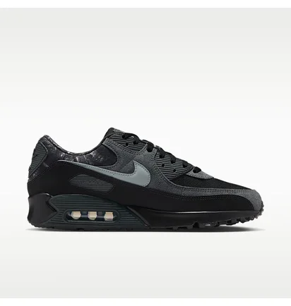 Кросівки чоловічі Nike Air Max 90 MenS Shoes Black/Grey IQ0300-001