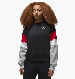Свитшот женский Air Jordan Brooklyn Fleece Crewneck Sweatshirt Black FB5174-010