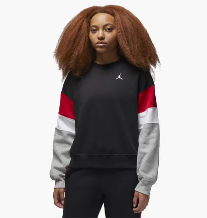 Свитшот женский Air Jordan Brooklyn Fleece Crewneck Sweatshirt Black FB5174-010