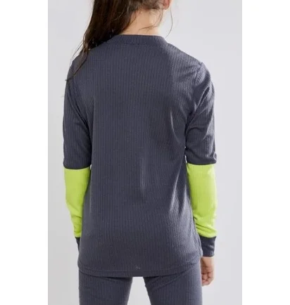 Термобелье детское Craft Baselayer Grey/Green 1905355-995618
