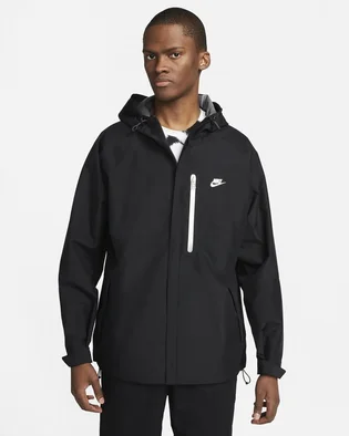 Толстовка чоловіча Nike M Nsw Sf Lgcy Shell Hd Jkt Black DM5499-010