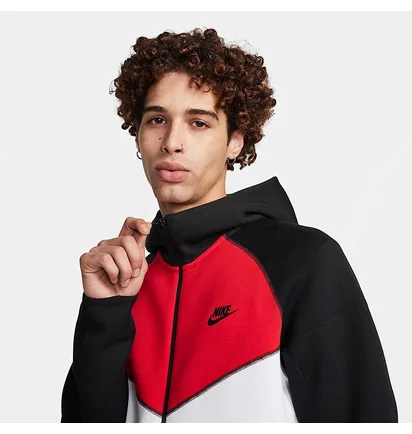 Спортивный костюм мужской Nike Tech Fleece Windrunner Full-Zip Red/Multi FZ4709-100__FZ4710-657