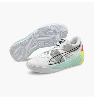 Кросівки чоловічі Puma Fusion Nitro Basketball Shoes White 195587-02