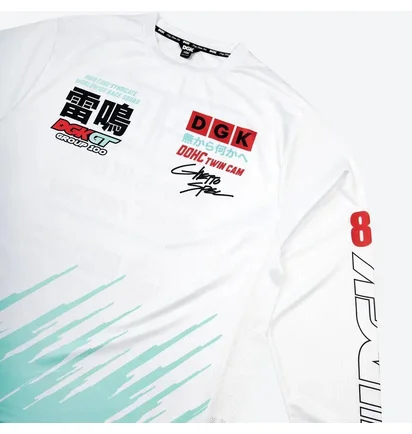 Лонгслив мужской DGK Turbine Racing White CTS-1037-005