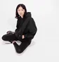 Худи женское Adidas Adicolor Oversize Hoodie Black Hc7104