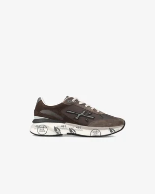 Кроссовки мужские Premiata Moerun Grey/Brown VAR-6446