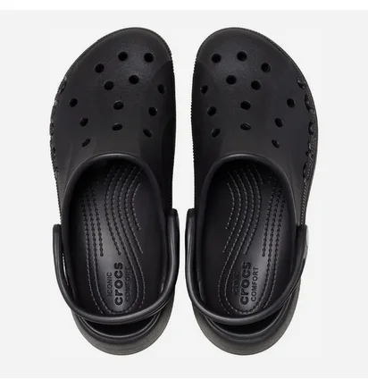Тапочки женские Crocs Baya Platform Black 208186-001