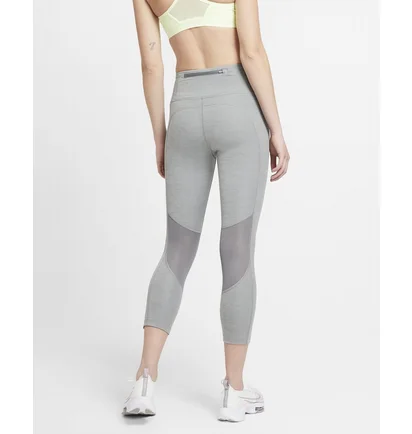 Лосини жіночі Nike W Nk Df Fast Crop Grey CZ9238-084