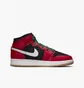 Кроссовки детские Air Jordan 1 Mid Se (Gs) Red Dq8418-006