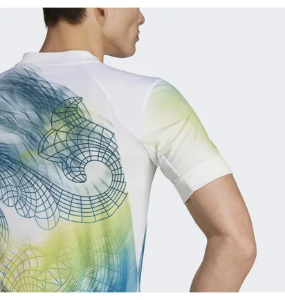 Футболка чоловіча Adidas Tennis Printed Aeroready Freelift Pro Multi IK7110