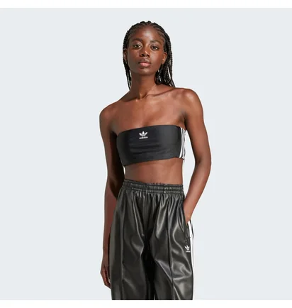 Топ женский Adidas Adicolor 3-Stripes Tube Top Black IX7823