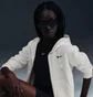 Толстовка женская Nike Nsw Phnx Flc Std Fz Hdy White HJ0995-133