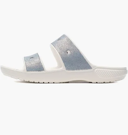Тапочки жіночі CROCS Classic Glitter Ii Sandal Light Blue 207769-90H