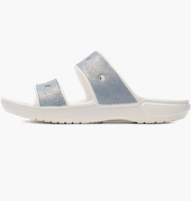 Тапочки жіночі CROCS Classic Glitter Ii Sandal Light Blue 207769-90H