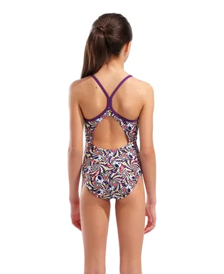 Купальник дитячий Arena Fun Skulls Swimsuit Lightdrop Multi 010284-590
