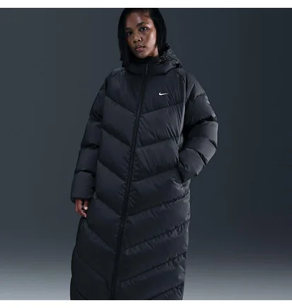 Парка женская Nike Nsw Sf Dwnfl Nk Wpfr Prka V2 Black IF2593-010
