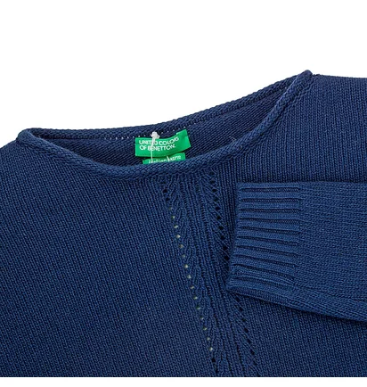 Свитшот мужской BENETTON Blue 1244C1949.G-252