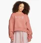 Світшот жіночий Nike Sportswear Fleece Sweatshirt Orange DV2825-824
