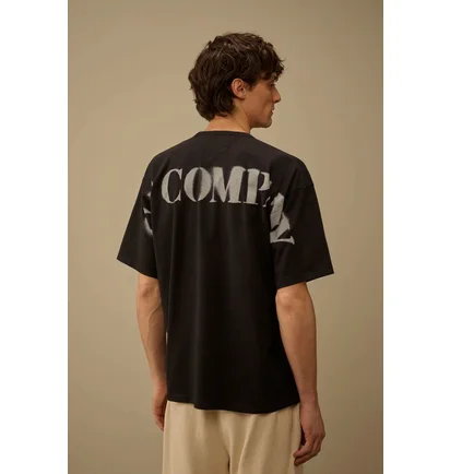 Футболка мужская C.P. Company 1020 Black 20CMTS213A006057O
