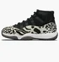 Кроссовки женские Air Jordan 11 Retro Black/White AR0715-010