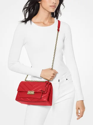 Сумка женская Michael Kors Cece Red 30T9G0EL8L-BRIGHT-RED-5801