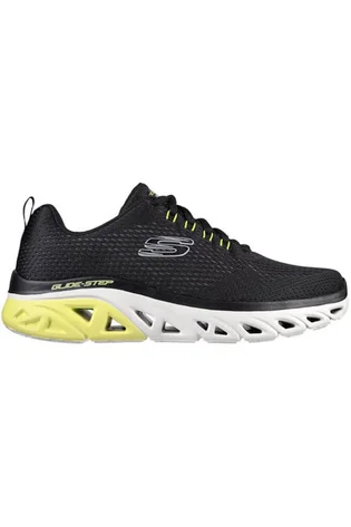 Кроссовки мужские Skechers Glide Step Sport Wave Heat Lace-Up Sneaker Oxford Black 232270-BLK