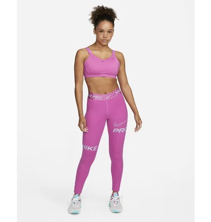 Леггинсы женские Nike Pro Dri-Fit Training Tights Pink Dx0080-623