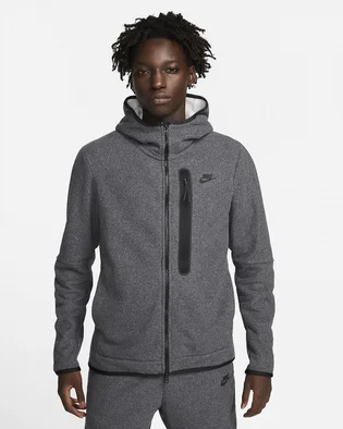 Толстовка чоловіча Nike Nsw Tch Flc Fz Winter Hd Grey Dq4801-010