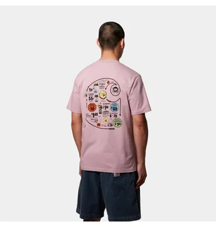 Футболка унисекс Carhartt WIP Catalogue C Logo Pink I034761.2P8XX