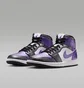 Кроссовки женские Air Jordan 1 Mid Se Violet/White HJ5911-105
