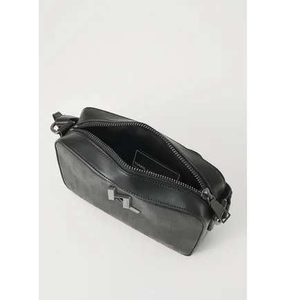 Сумка чоловіча KARL LAGERFELD Plak Perforated Crossbody Crossbody Bag Black A1M30010999
