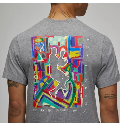 Футболка мужская Air Jordan M J Brand Gfx Ss Crew 4 Grey Dm3078-091