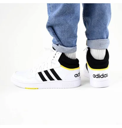 Кроссовки мужские Adidas Hoops 3.0 White Gz4533