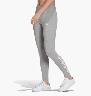 Леггинсы женские Adidas Loungewear Essentials High-Waisted Logo Leggings Grey Gl0638