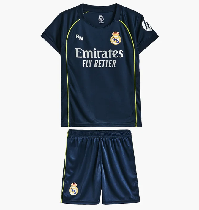 Футбольная форма детская Real Madrid Jersey Mbappe Blue RM25B2