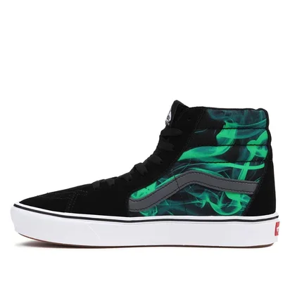 Кеди чоловічі Vans Sk8-Hi Comfycush Black/Green Vn0A7Tnoyj7