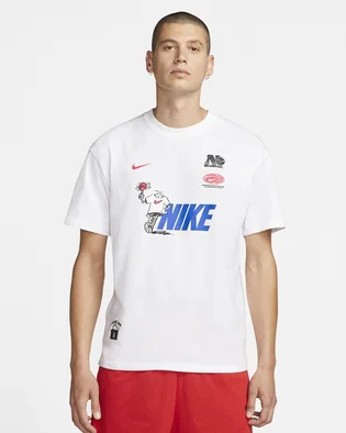 Футболка мужская Nike MenS Basketball T-Shirt White DO2246-100