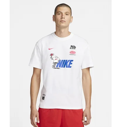 Футболка чоловіча Nike MenS Basketball T-Shirt White DO2246-100