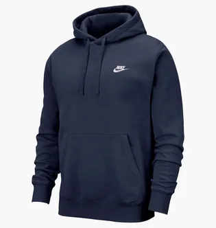 Худи мужское Nike M NSW CLUB HOODIE PO BB Blue BV2654-410