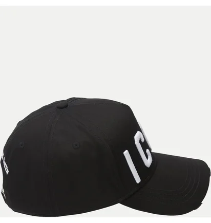 Кепка чоловіча Dsquared2 Icon Cap White Logo Black BCM041205C00001