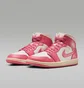 Кросівки жіночі Air Jordan W 1 Mid Pink/White BQ6472-109